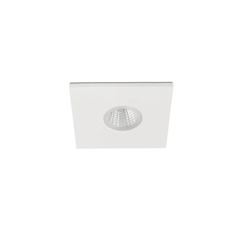 Downlight empotrable de techo Faro Tast LED blanco mate 2700K IP65 40° 44002