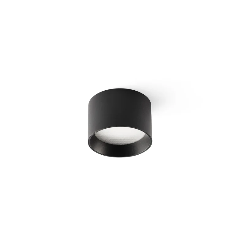 Plafón de techo Faro Mizu LED negro mate 2700K 8W 68616