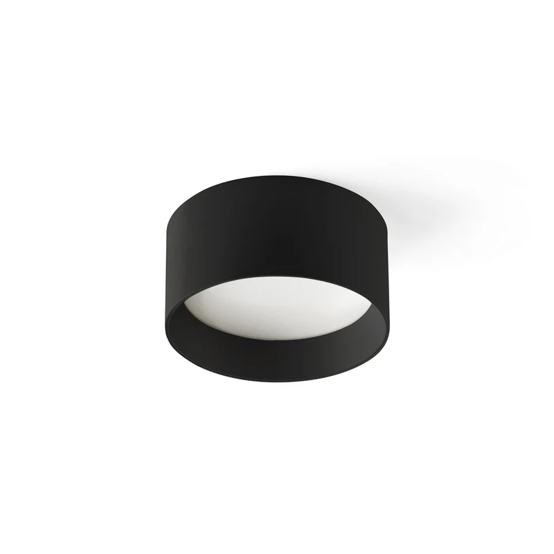 Plafón de techo Faro Mizu LED negro mate 2700K 15W 68618