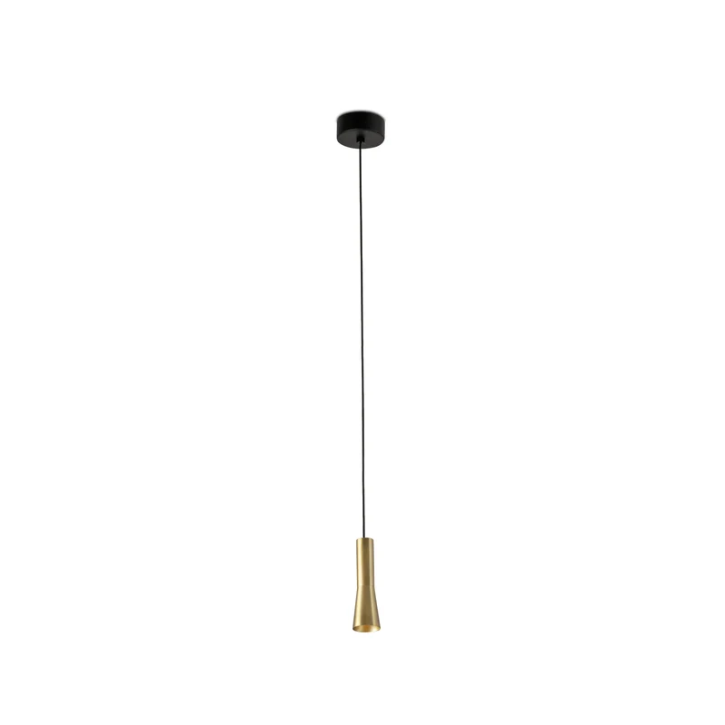 Lámpara de techo colgante Faro Nina LED oro satinado 2700K 22025