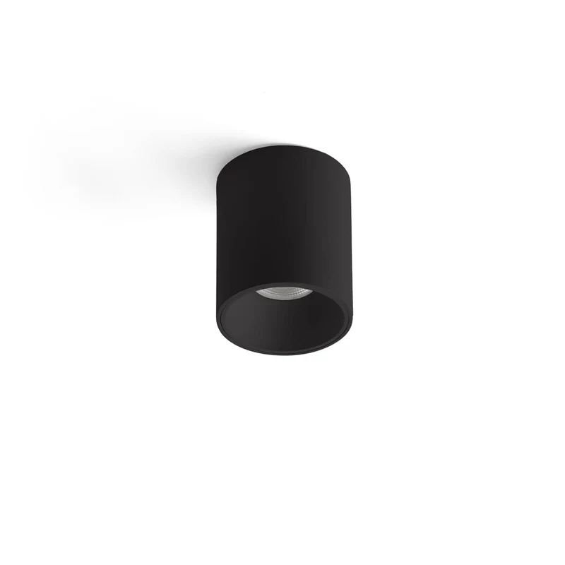 Plafón de techo Faro Rol LED negro mate 2700K 9W 68620