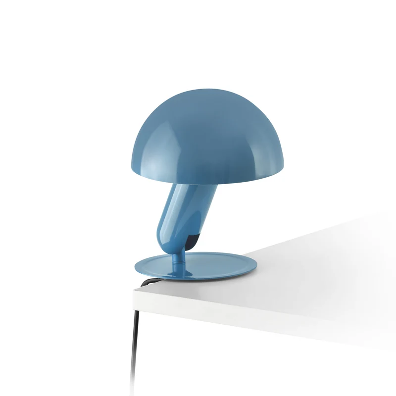 Lámpara de mesa Faro Bela E27 LED azul brillo 56102