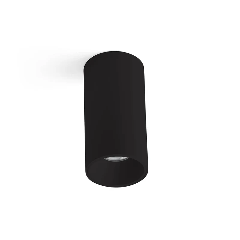 Plafón de techo Faro Rol LED negro mate 2700K 15W 68622