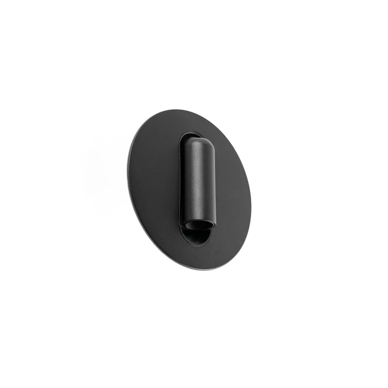 Lámpara de pared aplique Faro Timit con lector LED negro mate 2700K 62763