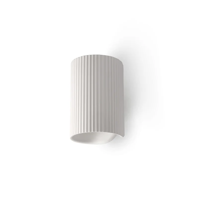 Lámpara de pared aplique Faro Trama 1 luz E14 LED blanco 63435
