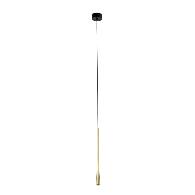 Lámpara de techo colgante Faro Diana LED oro satinado 2700K 22008