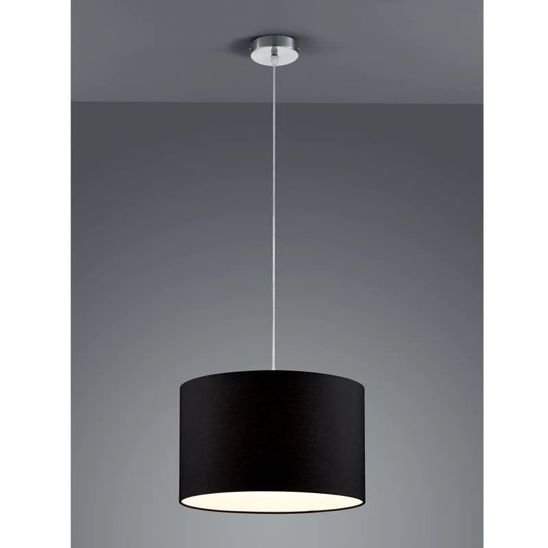 Lámpara de techo colgante Trio Hotel níquel mate 150cm 3