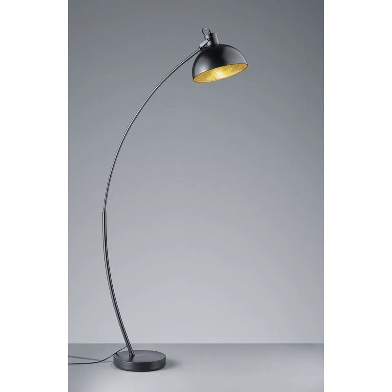 Lámpara de pie Trio Recife negro mate 155cm R