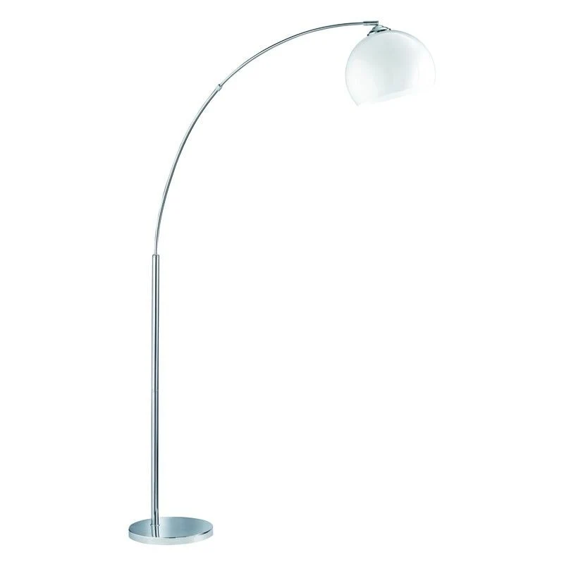 Lámpara de pie Trio Brasilia LED cromo 180cm R