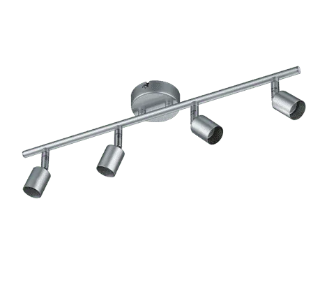 Foco Trio Paris 4 luces titán 50,5cm R80914087
