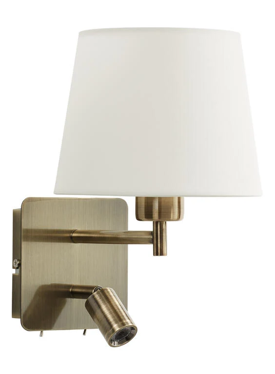 Aplique de pared MDC Mailand LED dorado crema 3000K 20W 575574427