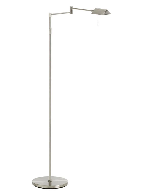 Lámpara de pie de salón MDC Lite LED níquel 3000K regulable 10W 575049720