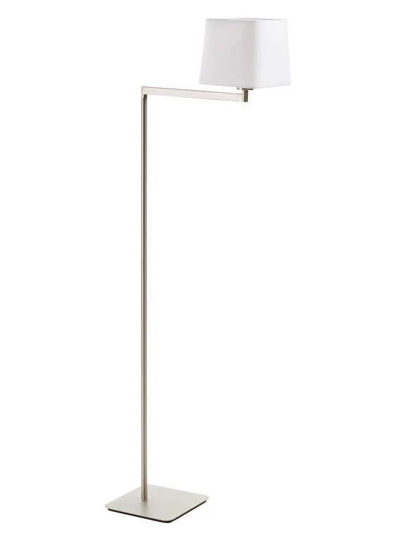 Lámpara de pie de salón MDC Finess satinado níquel 20W 575829721