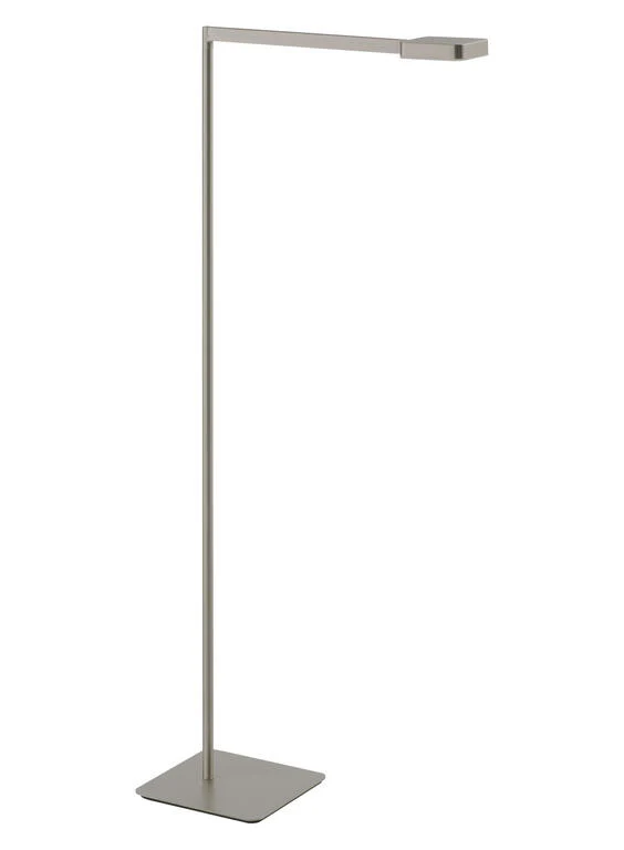 Lámpara de pie de salón MDC Finess LED níquel 3000K 6W 574019720