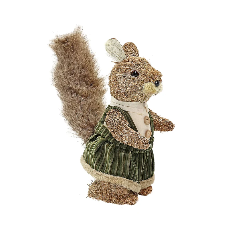 Ardilla Decorativa Mrs. Forest 20cm de largo, 18cm ancho y 28cm de alto