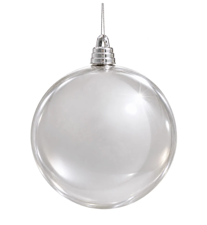 Esfera Plata Brillante 25 cm