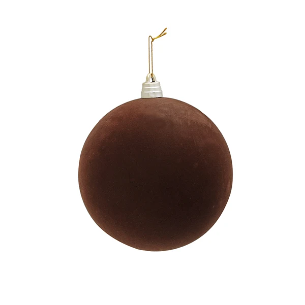 Esfera Chocolate Terciopelo 25 cm