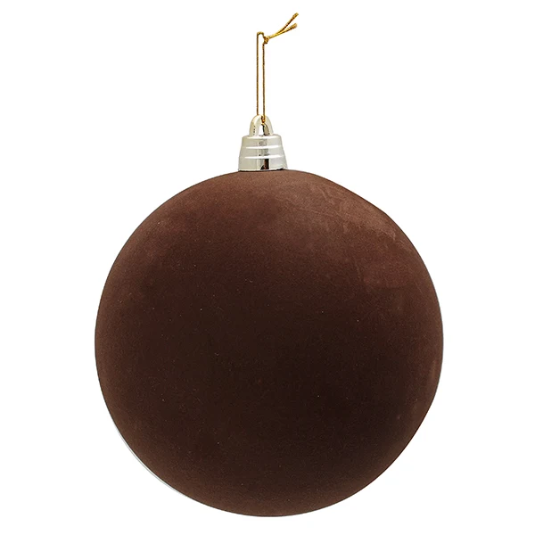 Esfera Chocolate Terciopelo 20 cm