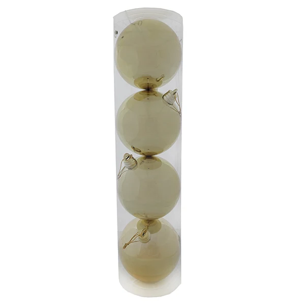 Set 4 Esferas Oro Brillante 15 cm