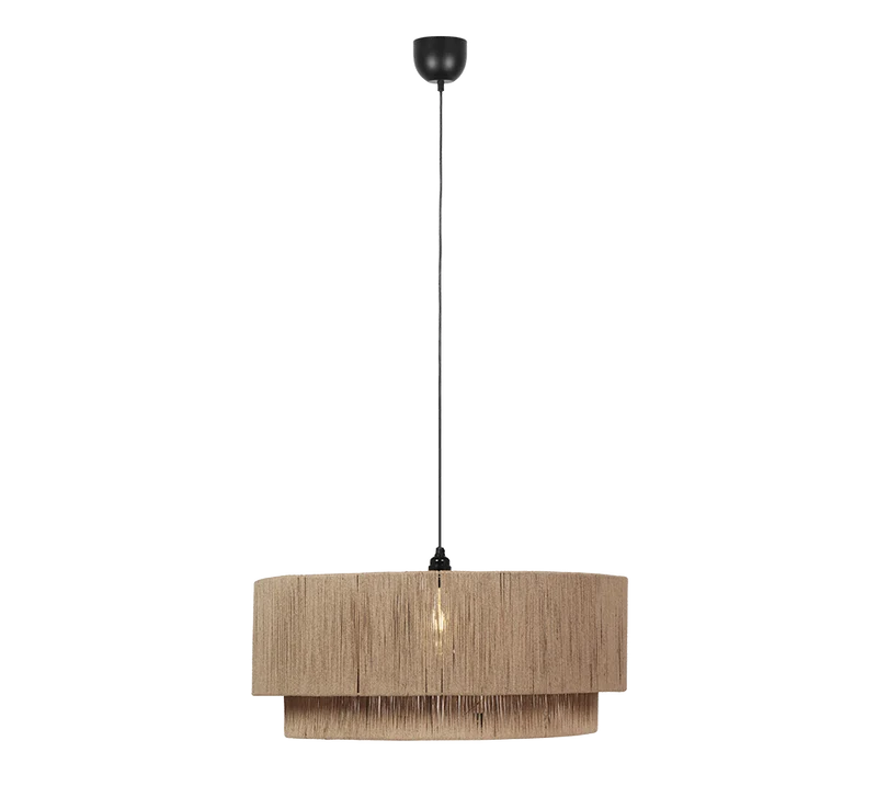 Lámpara de techo colgante Trio Smilla negro mate 150cm 366890136