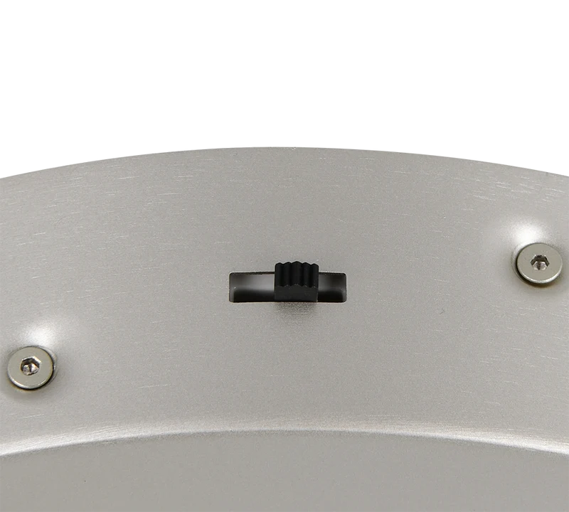 Plafón de techo Trio Amador LED níquel mate Ø45cm 6