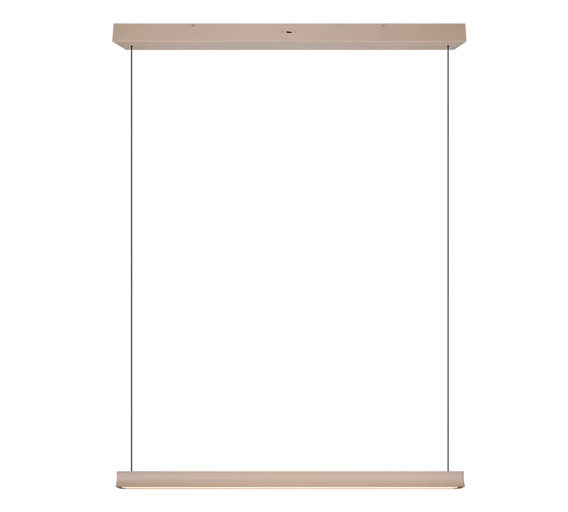 Lámpara de techo colgante Trio Wallace LED warm beige 20cm 3