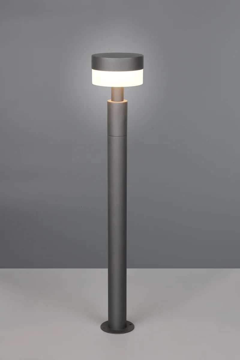 Baliza de exterior Trio Mackenzie LED antracita 3000K regulable IP54 95cm 4