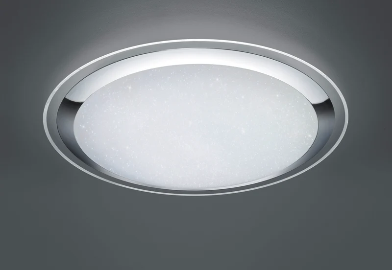 Plafón de techo Trio Miko grande LED blanco CCT Ø85cm 6