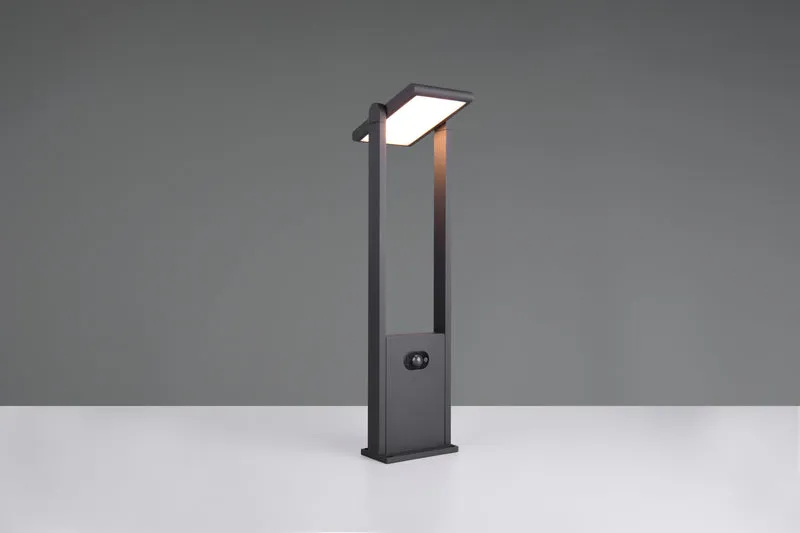 Baliza de exterior Trio Malawi LED antracita solar CCT regulable IP65 61cm 5