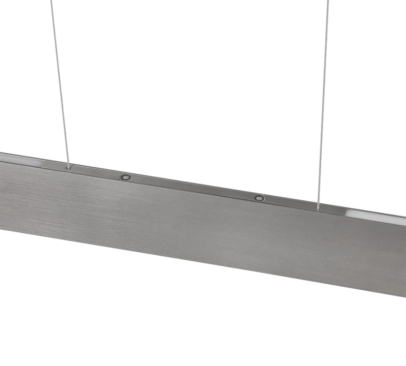 Lámpara de techo colgante Trio Galway LED níquel mate táctil CCT 150cm 3
