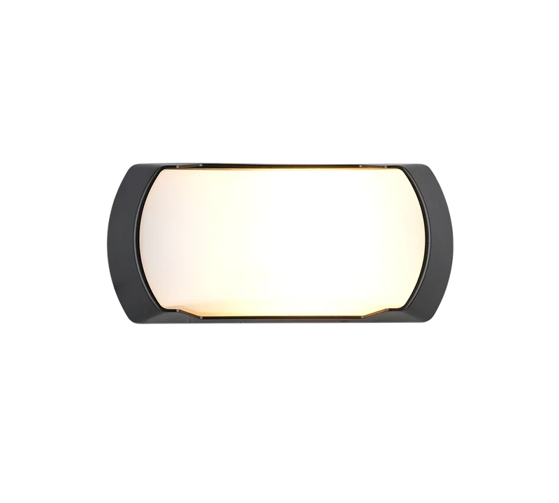 Aplique de exterior Trio Cumana LED negro 2700K IP65 R