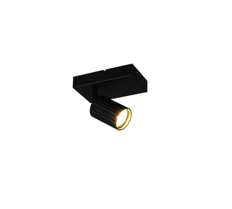 Foco Trio Soka LED negro mate 3000K 9cm 8