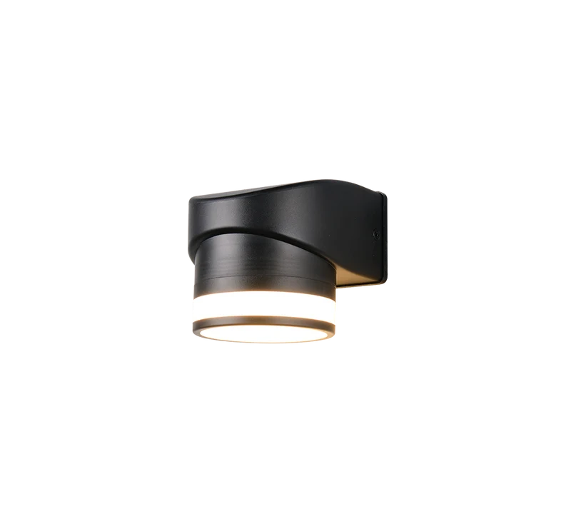 Aplique de exterior Trio Cusco LED negro mate 4000K IP44 R