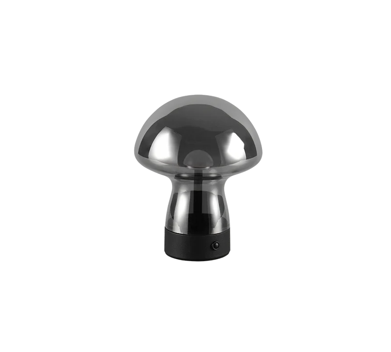Lámpara de sobremesa Trio Dooley LED smoke táctil 3000K R