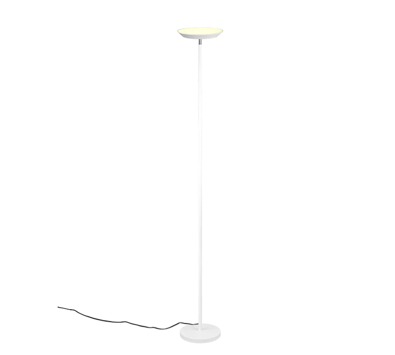Lámpara de pie Trio Specter LED blanco mate 178cm R
