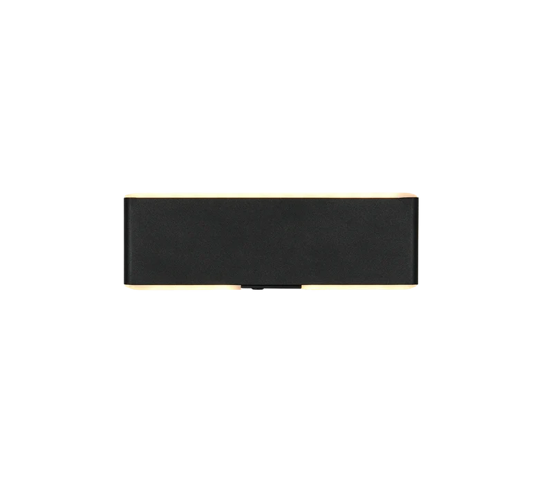 Aplique de pared Trio Conchita LED negro mate CCT 2