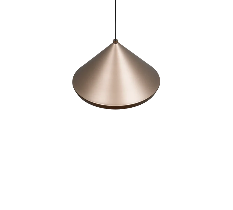 Lámpara de techo colgante Trio Laguna LED marrón café 200cm 3