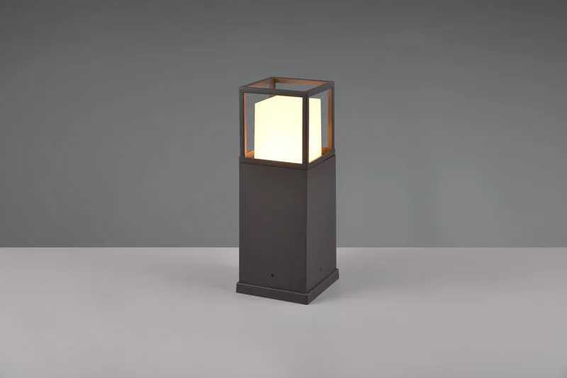 Baliza de exterior Trio Witham LED antracita regulable IP54 40cm 5