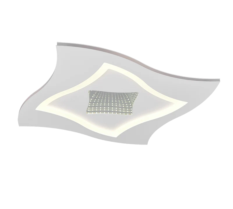 Plafón de techo Trio Klint LED blanco mate CCT 50cm 6