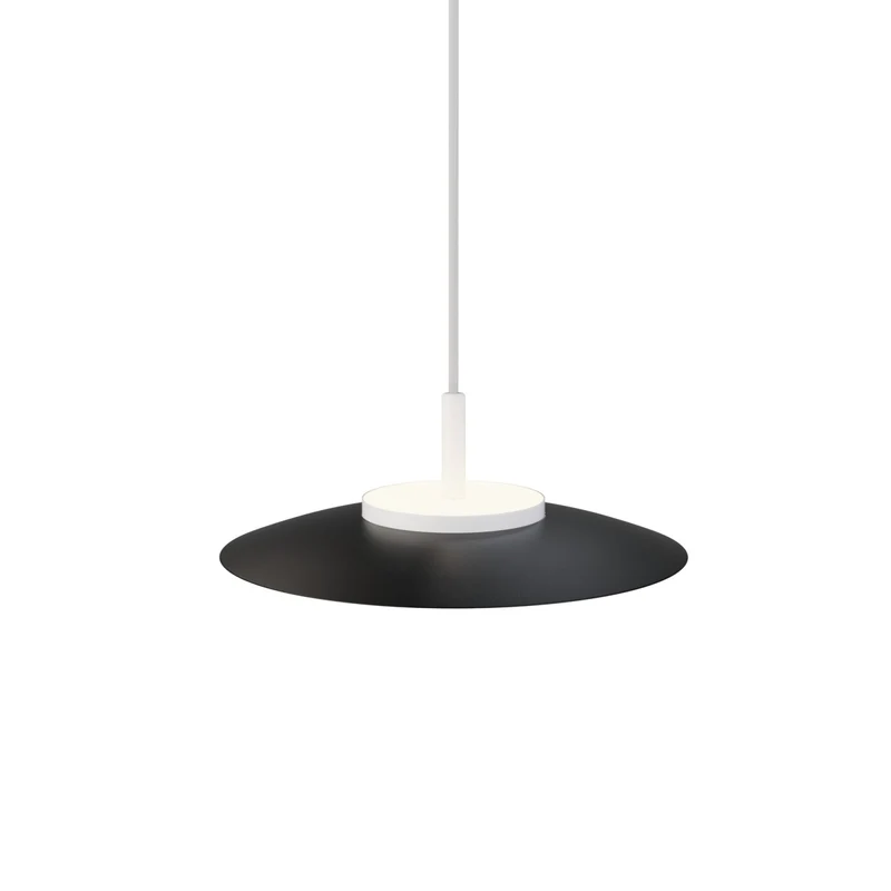 Lámpara de techo colgante Sulion Valentina LED metal CCT Ø30cm 18W