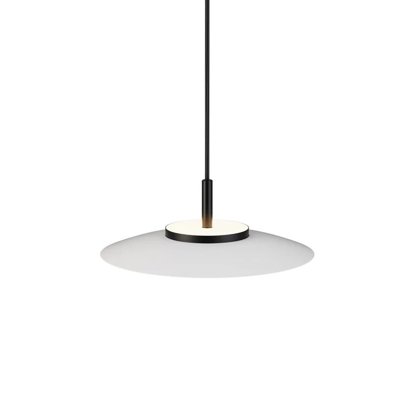 Lámpara de techo colgante Sulion Valentina LED metal CCT Ø30cm 18W