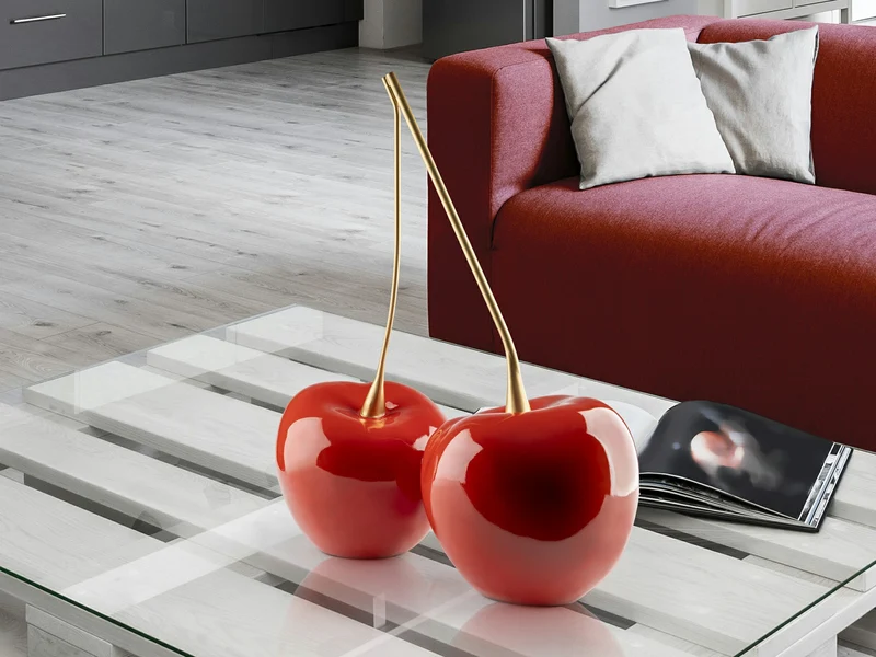 Figura decorativa Schuller Cerezas rojo 54x64cm