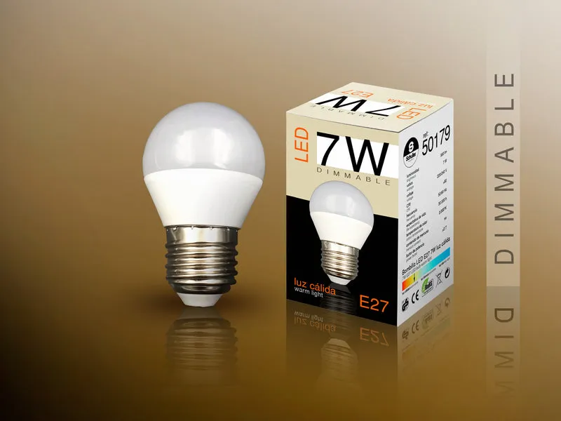 Bombilla LED Schuller E27 3000K regulable 50179