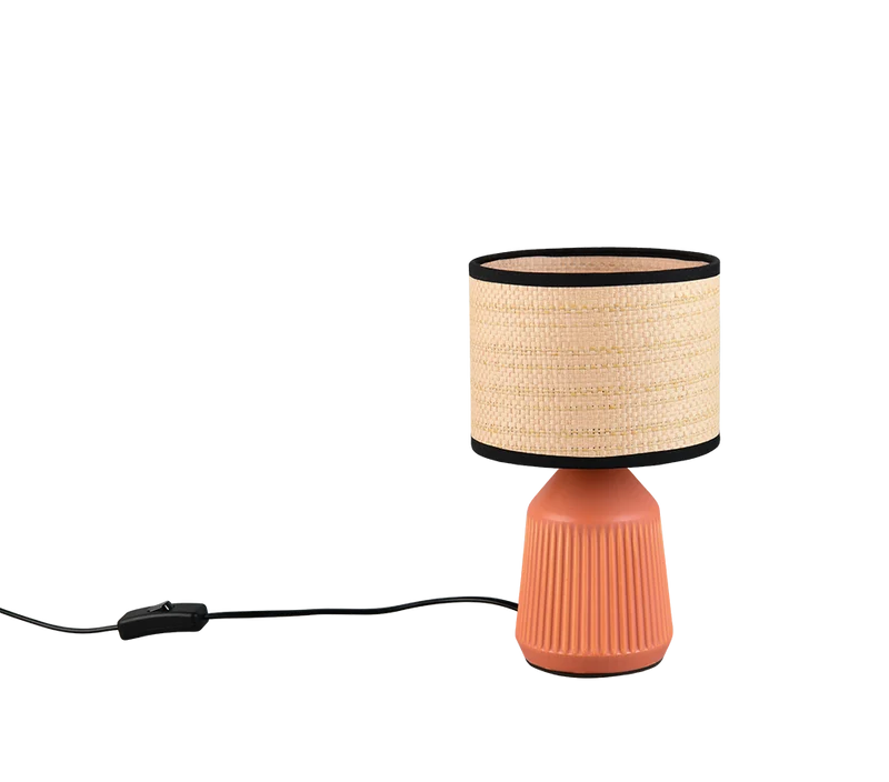 Lámpara de sobremesa Trio Formentera LED terracotta 2700K R56801939