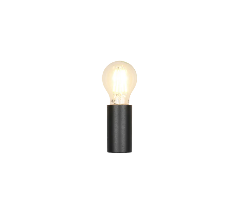 Aplique de pared Trio Pratella LED negro mate 2700K IP44 269370132