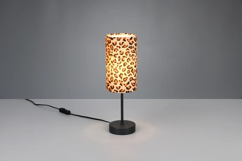 Lámpara de sobremesa Trio Pardina LED negro mate 2700K 36,5cm R56741032