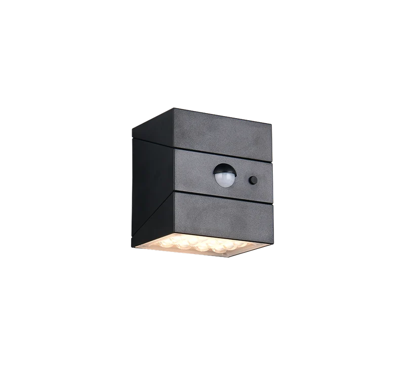 Aplique de exterior Trio Talca LED negro mate IP65 R25119632