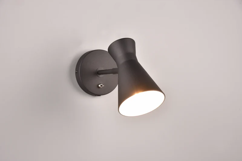 Aplique de pared Trio Enzo negro mate R20781732
