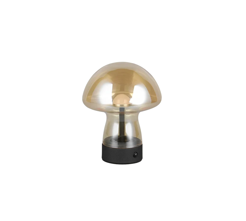 Lámpara de sobremesa Trio Dooley LED amber-colored táctil 3000K R54981113