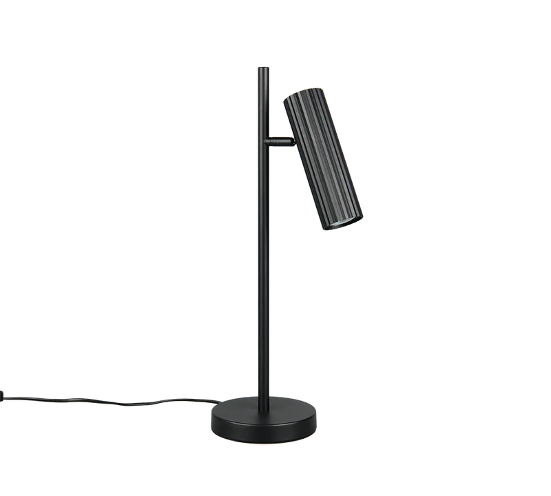 Lámpara de sobremesa Trio Soka LED negro mate 3000K 50cm 567700132 para recibidor